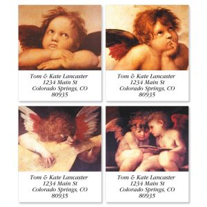 European Angels Select Address Labels  (4 Designs)