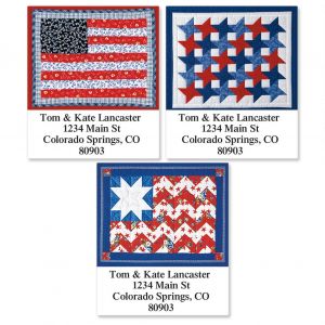 American Quilt Select Address Labels  (3 Designs)