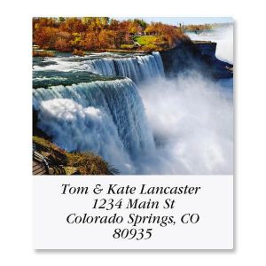 Top Ten Waterfalls  Select Address Labels  (10 Designs)