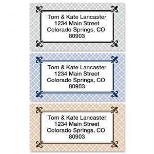 Plain & Simple Border Return Address Labels  (3 Designs)