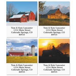 Farms Select Return Address Labels  (8 Designs)