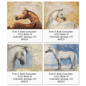 Heaven Is Horses Select Return Address Labels (12 Designs)