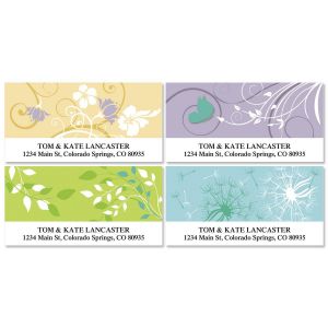 Silhouette 2  Deluxe Return Address Labels  (4 Designs)