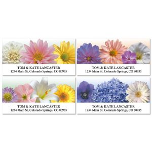 Floral Naturals Deluxe Return Address Labels  (4 Designs)