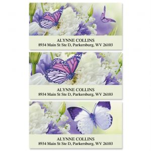 Butterfly Deluxe Return Address Labels  (3 Designs)