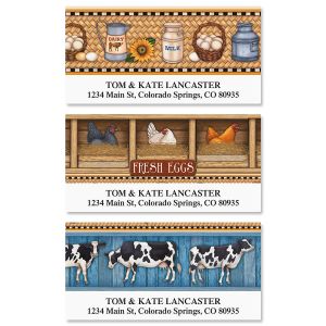Farm Fresh Deluxe Address Labels  (3 Designs)