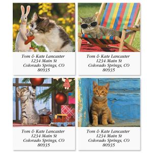 Love of Cats Select Return Address Labels  (12 Designs)