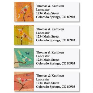 Tweet Silhouettes Classic Return Address Labels  (4 Designs)