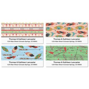 Urban Tribal Deluxe Address Labels  (4 Designs)