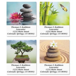 Zen Select Return Address Labels  (4 Designs)