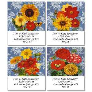 Sunflower Chambray Select Return Address Labels (4 Designs)