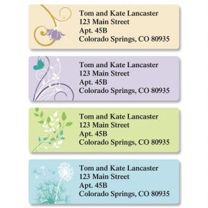 Silhouette Classic Address Labels  (4 Designs)