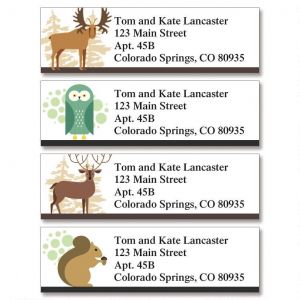 Into the Wild Classic Return Address Labels  (4 Designs)