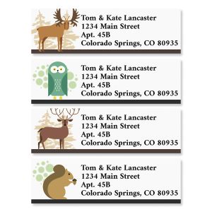 Into the Wild Classic Return Address Labels  (4 Designs)