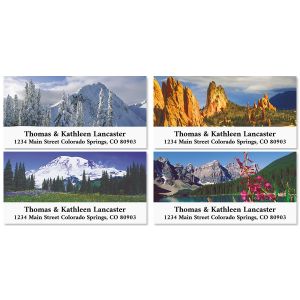 Rocky Landscapes Deluxe Return Address Labels (4 Designs)