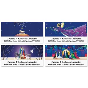 Beautiful Bethlehem Deluxe Return Address Labels (4 Designs)