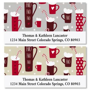 Hot Cocoa Deluxe Christmas Address Labels (2 Designs)