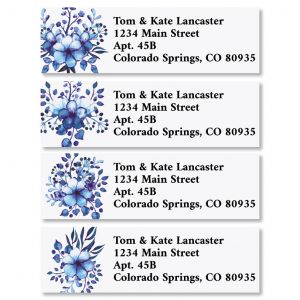 Little Bouquets Classic Return Address Labels (4 Designs)