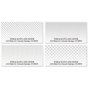 Clean and Simple Return Deluxe Address Labels  (4 Designs)