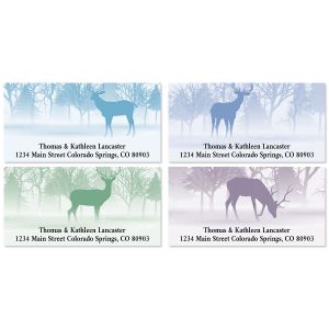 Wild Forest Deluxe Return Address Labels (4 Designs)
