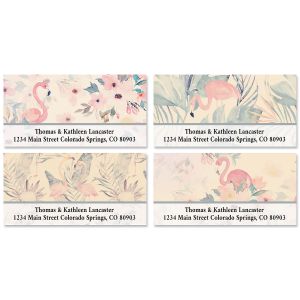 Flamingo Deluxe Address Labels (4 Designs)