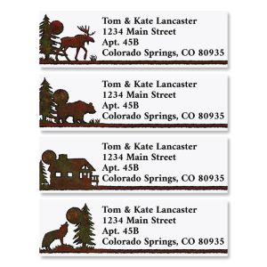Country Lodge Classic Return Address Labels  (4 Designs)