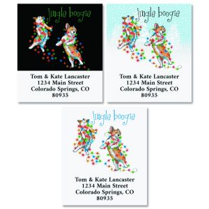 Corgis Lights Select Return Address Labels (3 Designs)