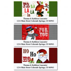 Santa & Co. Deluxe Christmas Address Labels (3 Designs)