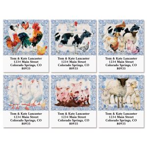 Down on the Farm Select Return Address Labels