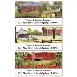 Country Barns Deluxe Return Address Labels (3 Designs)