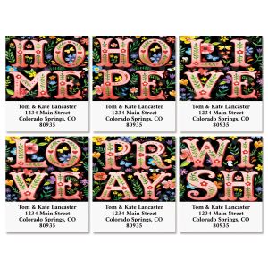 Sweet Posy Select Return Address Labels (6 Designs)