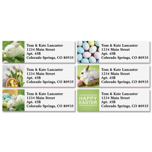 Happy Easter Classic Return Address Labels (6 Designs)