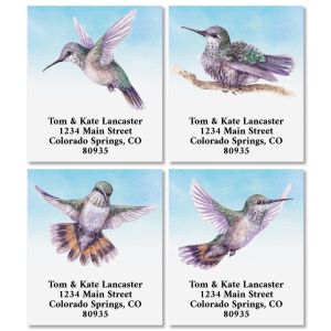 Sweet Hummingbirds Select Return Address Labels (4 Designs)