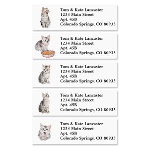 Kitty Cat Classic Return Address Labels (6 Designs)