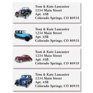Classic Cars Classic Return Address Labels (4 Designs)