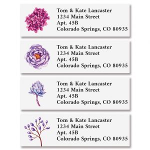 Pretty Succulents Classic Return Address Labels (4 Designs)
