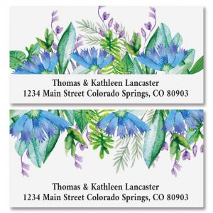 Sweet Flowers Deluxe Return Address Labels (2 Designs)