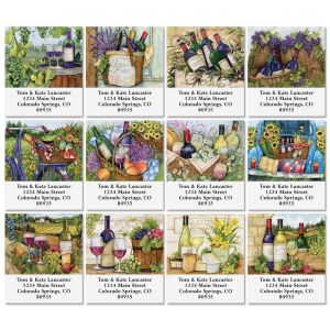 Wine Country Select Return Address Labels (12 Designs)