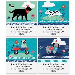 Dog Treats Select Return Address Labels (4 Designs)