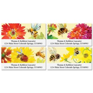 Busy Bee Deluxe Return Address Labels (4 Designs)