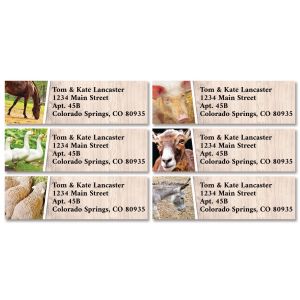 Farm Life Classic Return Address Labels (6 Designs)