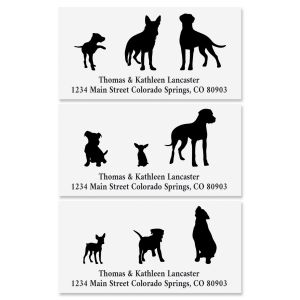 Dog Buddies Deluxe Return Address Labels