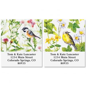 Spring Birds Select Return Address Labels (2 Designs)