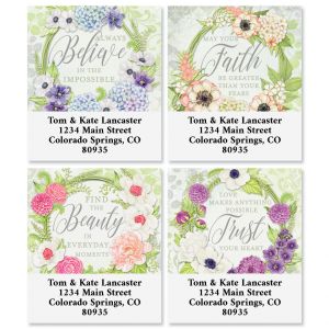 Hensley Floral Select Return Address Labels (4 Designs)