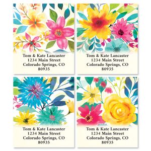 Summer Garden Select Return Address Labels (4 Designs)