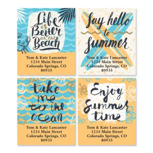 Take Me To The Ocean Select Return Address Labels (6 Designs)