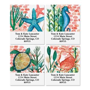By The Sea Select Return Address Labels (4 Designs)