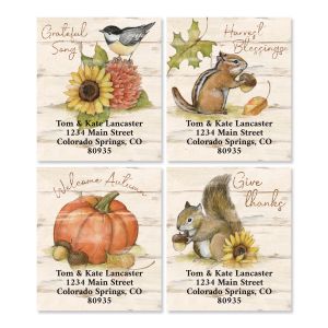 Pumpkin Farm Select Return Address Labels (4 Designs)