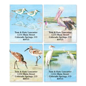 Shore Birds Select Return Address Labels (4 Designs)