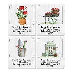 Garden Club Select Return Address Labels (4 Designs)